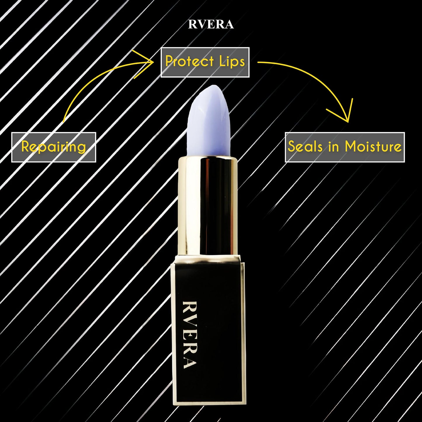 RVERA Limited Edition Blue Glossy Color Impression Lasting Lipstick