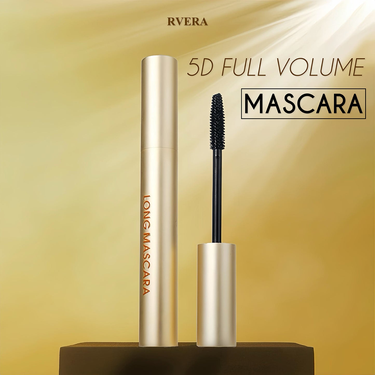 RVERA Mascara for Thick and Sharp Natural-Looking Lashes with a Natural Curl