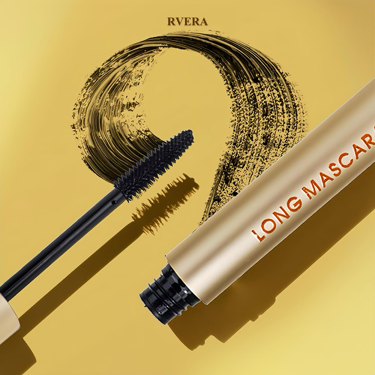 RVERA Mascara for Thick and Sharp Natural-Looking Lashes with a Natural Curl
