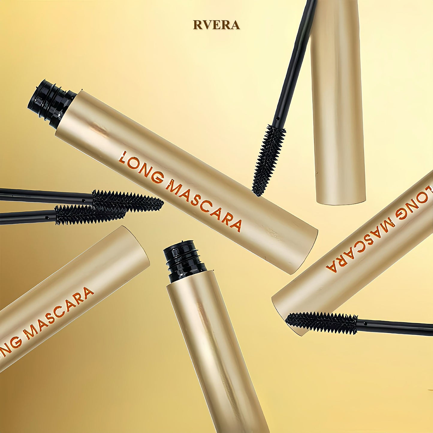 RVERA Mascara for Thick and Sharp Natural-Looking Lashes with a Natural Curl