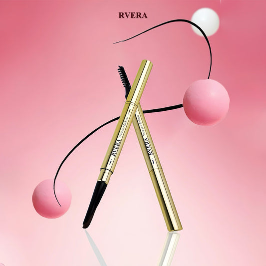 RVERA 3D Eyebrow Pencil Coffee Brown, Sharp & Soft