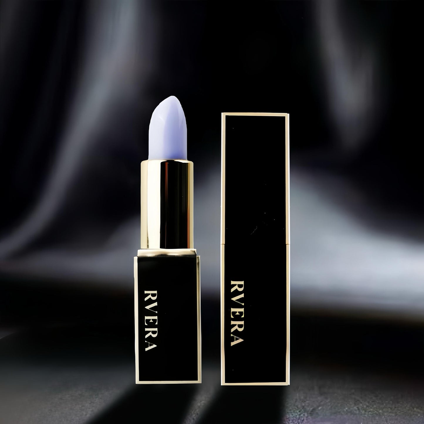 RVERA Limited Edition Blue Glossy Color Impression Lasting Lipstick