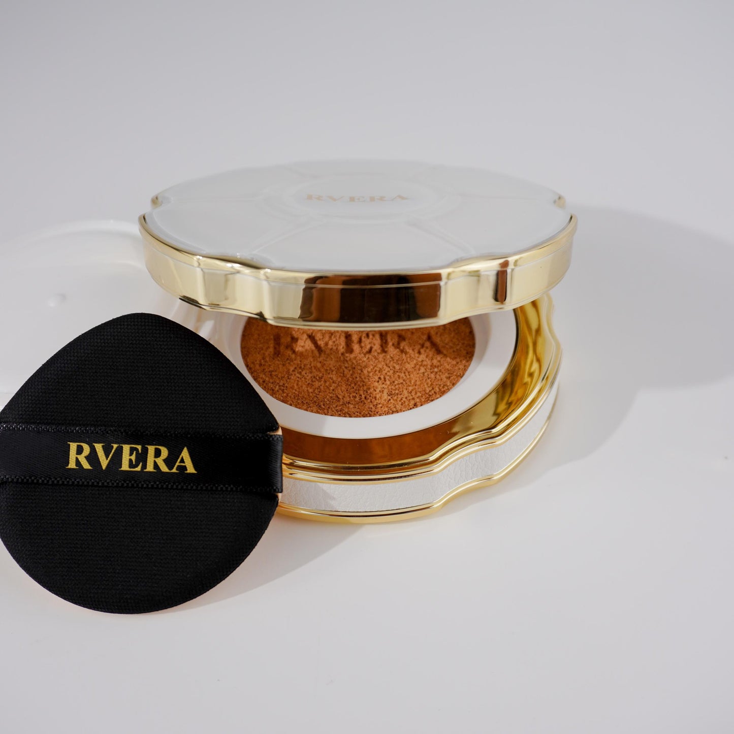 RVERA Full Coverage BB Cushion Foundation 15g Vanilla Sweet Ivory Honey Tan