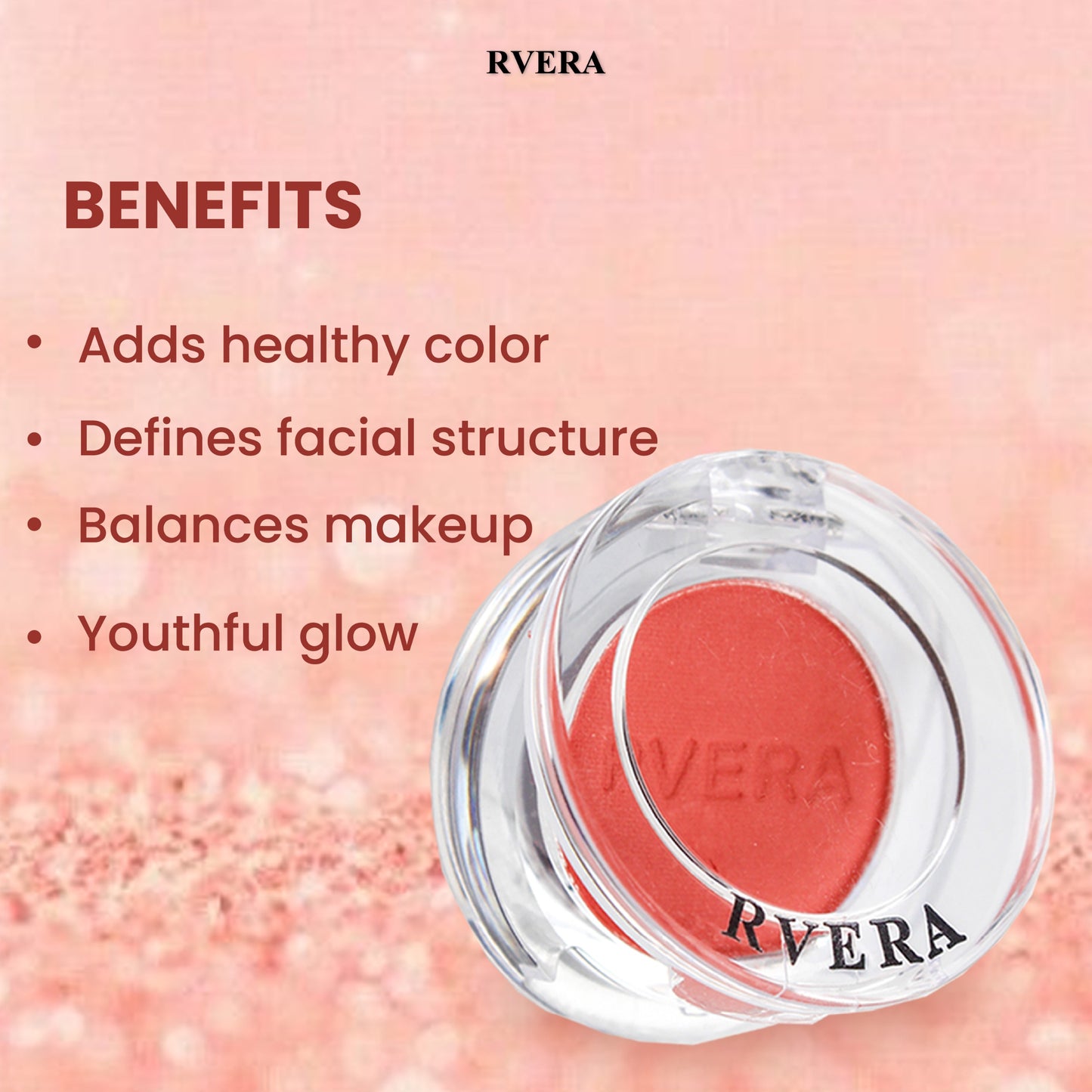 RVERA COMBO 3IN1 MINI Travel Size Make Up Enhancer Blusher Highlighter Contour 1.8g