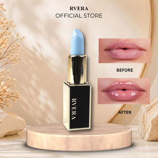 RVERA Limited Edition Blue Glossy Color Impression Lasting Lipstick